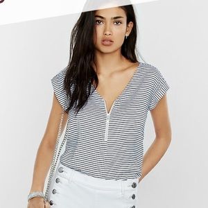 Express short sleeve blouse